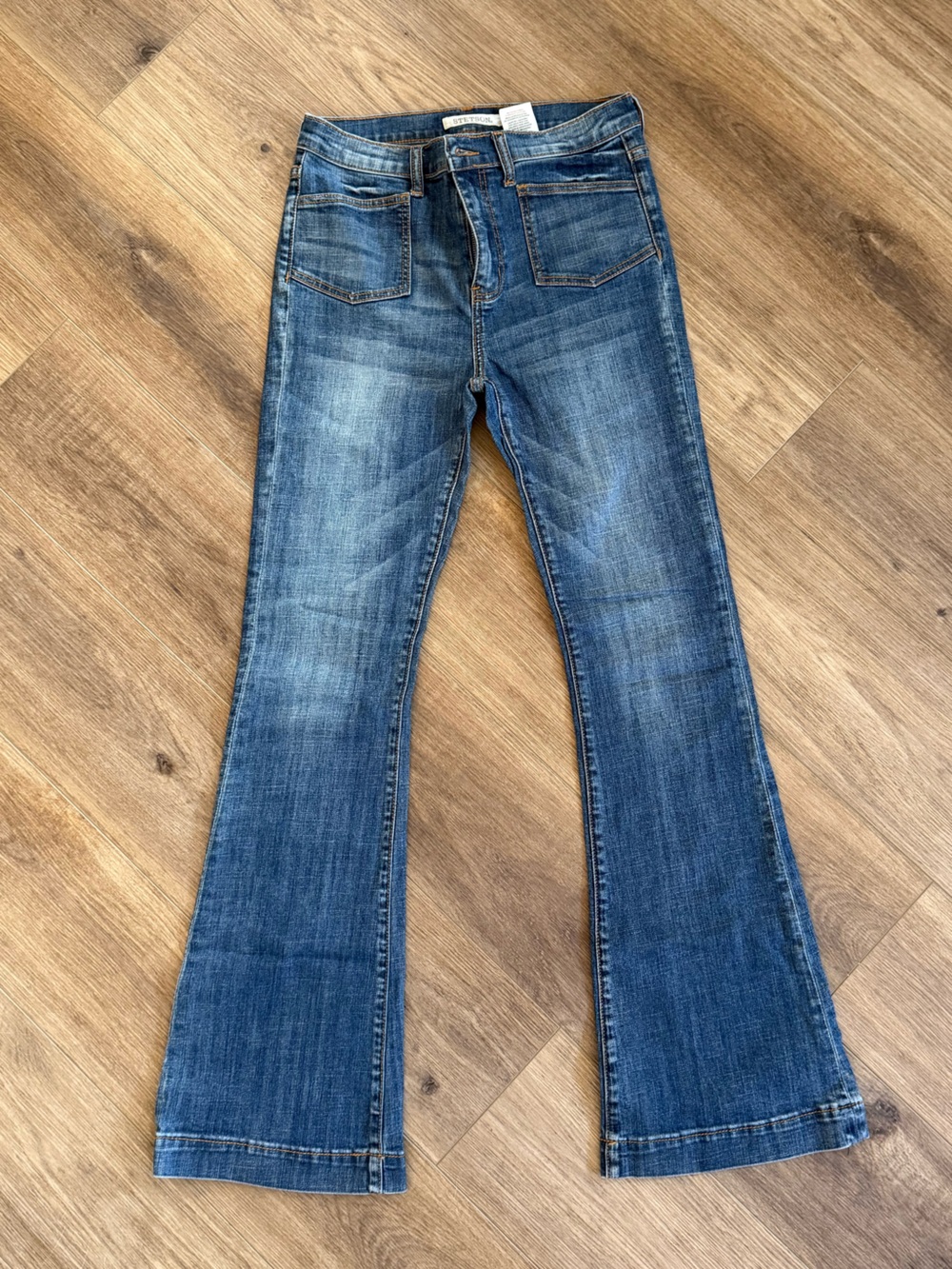 Stetson Dark High Rise Flare Jeans Size 10